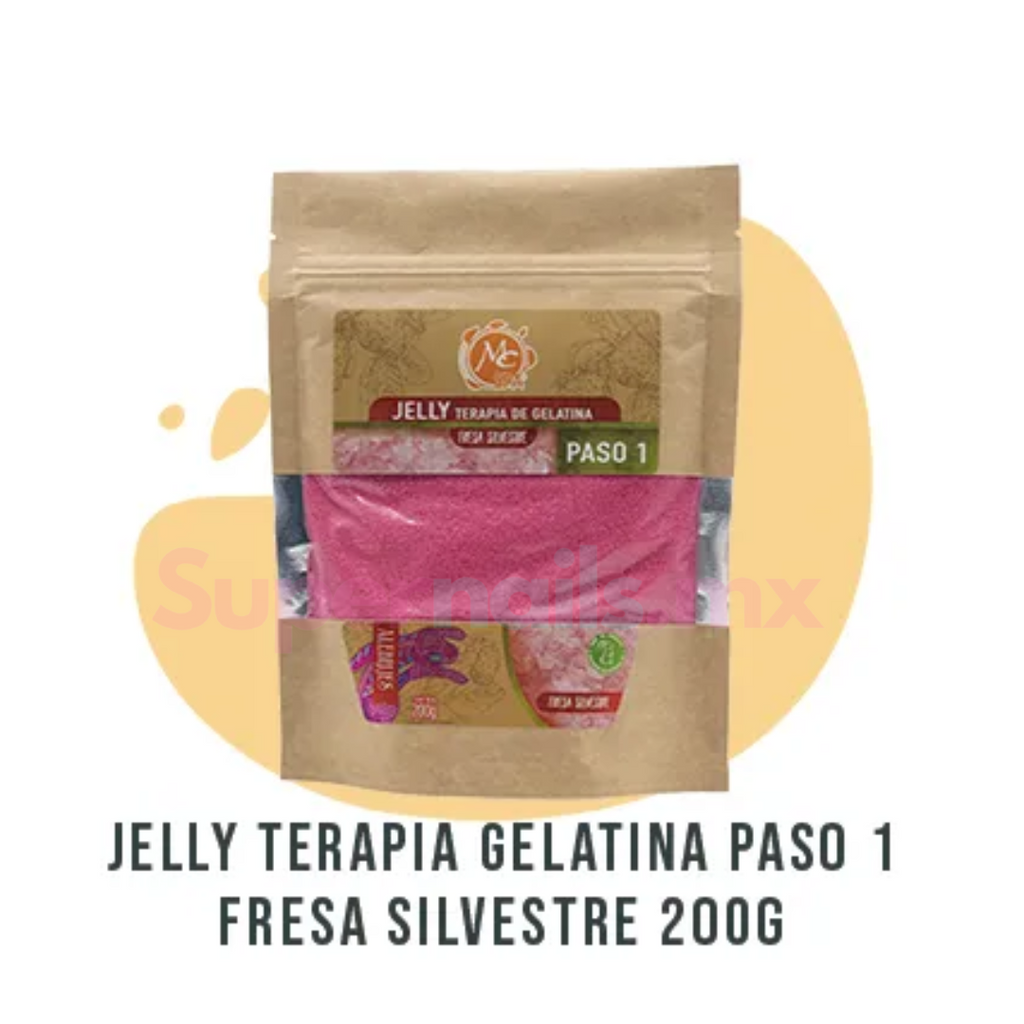 Jelly Mc Spa Fresa Silvestre Paso 1 200g Y Paso 2 400g (Incluye los 2 pasos)
