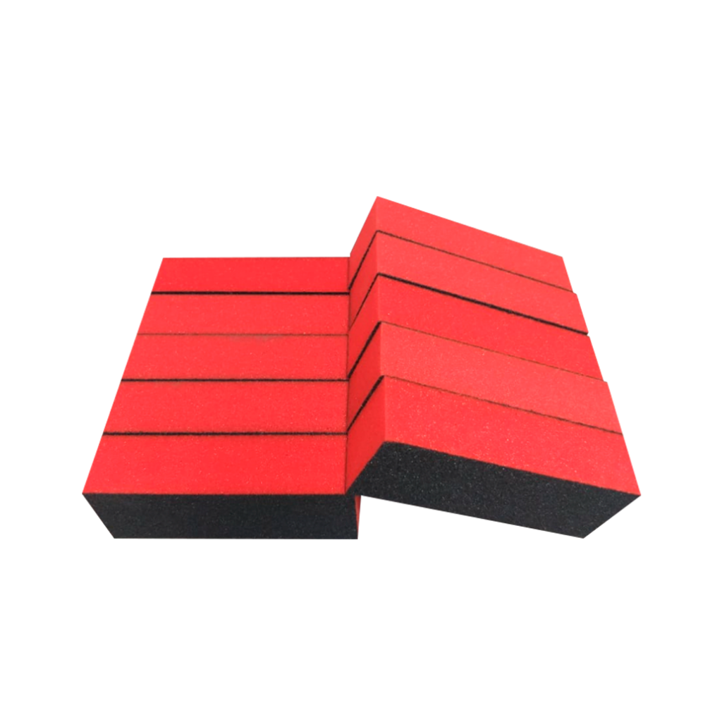 Block Pulidor Buffer para uñas Naranja paquete con 10 piezas