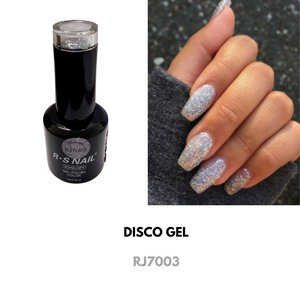 Esmalte Disco Gel RS NAIL  (Fotosensible y/o Reflectivo) escoge tu favorito