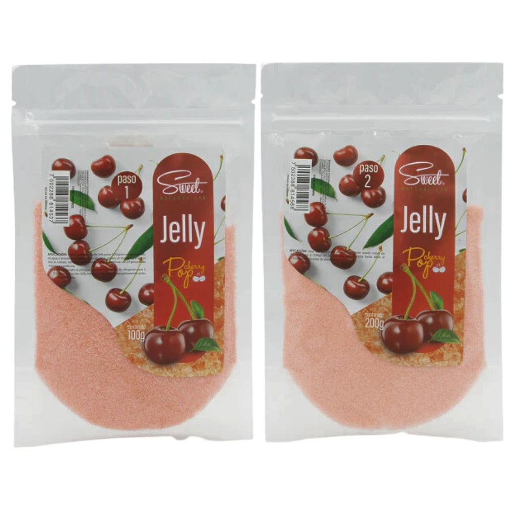Jelly spa Sweet Natural pasos 1 y 2 Cherry pop, pedicure profesional