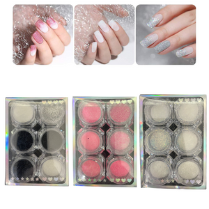 Efecto Azúcar Para Uñas Kit Con 36 Piezas