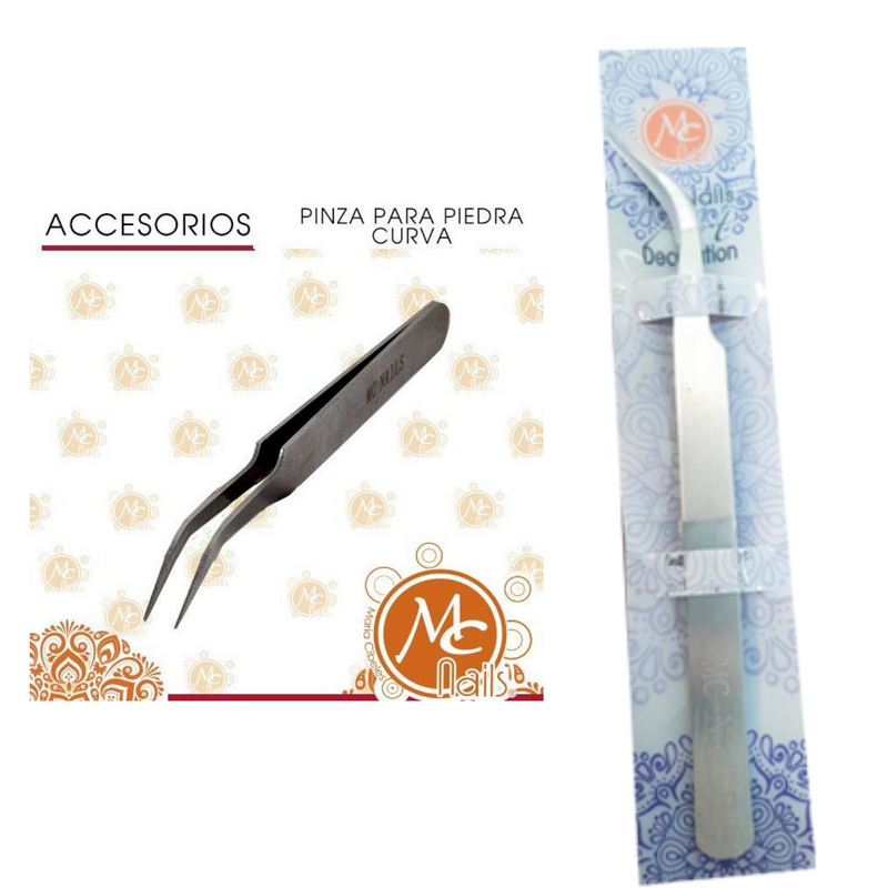 Pinza Curva Para Decoración Para Piedras Mc