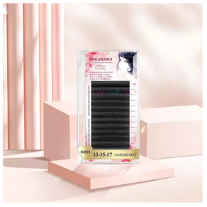 Extensiones de Pestañas Nagaraku Bloom Auto Floración Aplicación Mink 1x1 tres medidas
