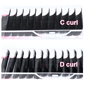 Extensiones de Pestañas Nagaraku Bloom Auto Floración Aplicación Mink 1x1 tres medidas