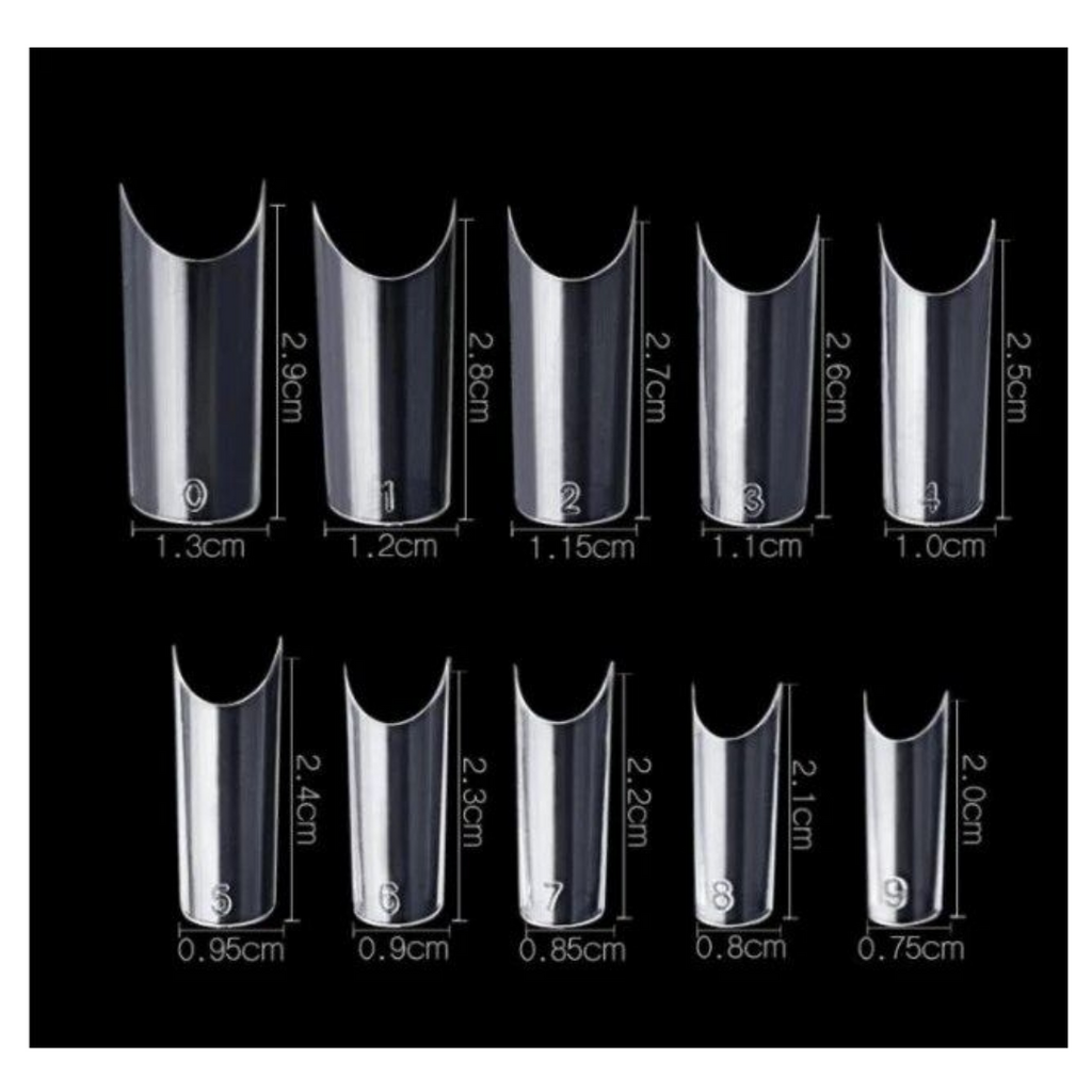 Tips Cristal Cuadrado Mussa 100 Piezas