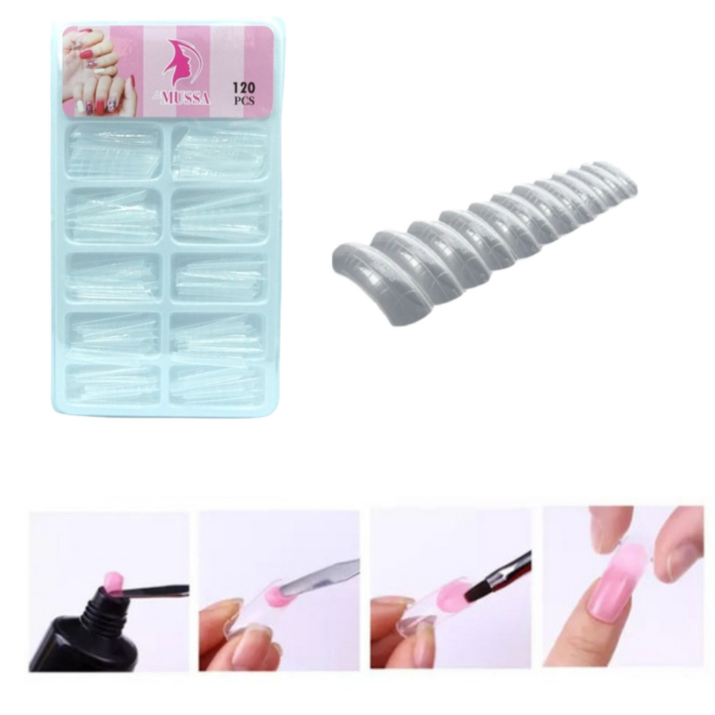 Tips Dual System Lé Mussa 120 Piezas para Polygel